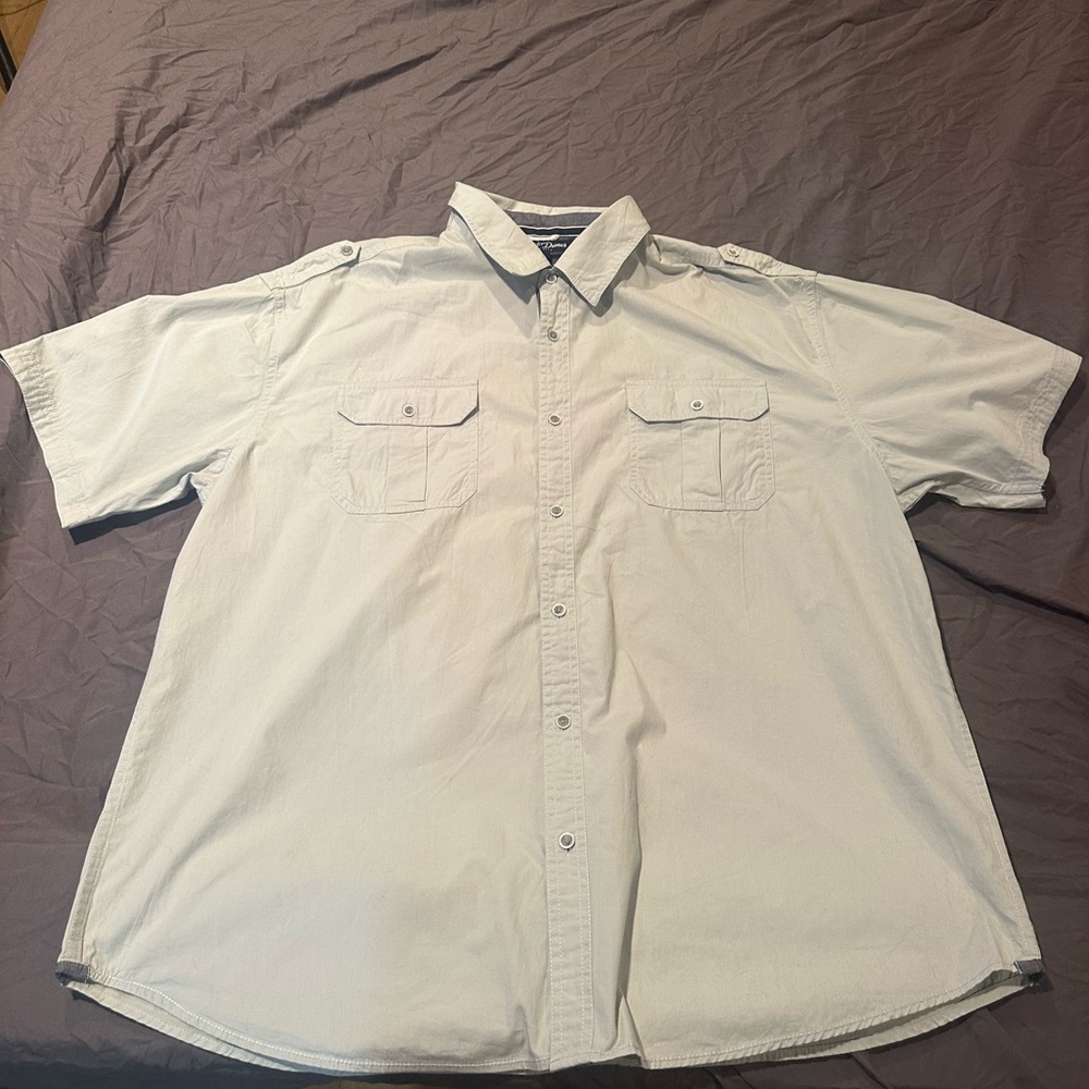 Men's Casual light blue Button Down Shirt